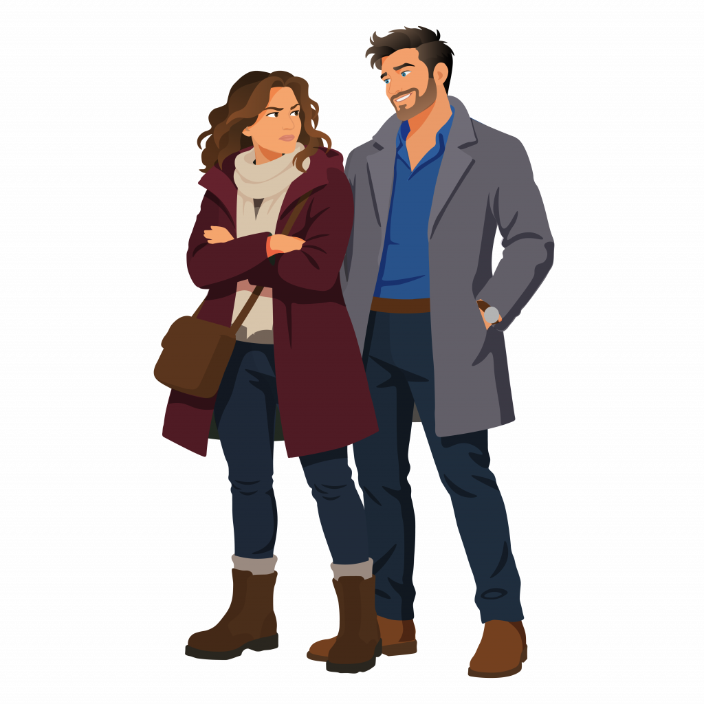Character couple from Bluewater Cove